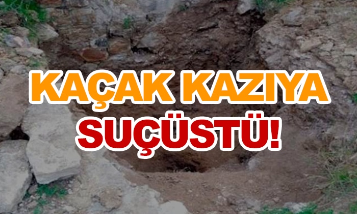 Boyabat’ta İzinsiz Kazıya Suçüstü