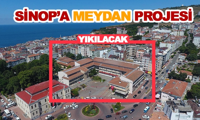 Sinop’a Şehir Meydanı Projesi