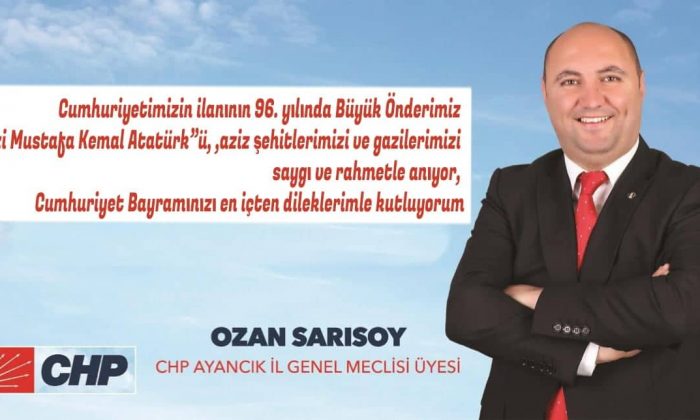 Sarısoy’dan Kutlama mesajı