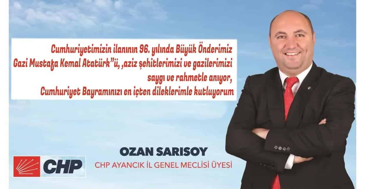 Sarısoy’dan Kutlama mesajı