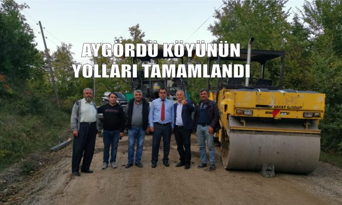 AYGÖRDÜ KÖYÜNÜN YOLLARI TAMAMLANDI