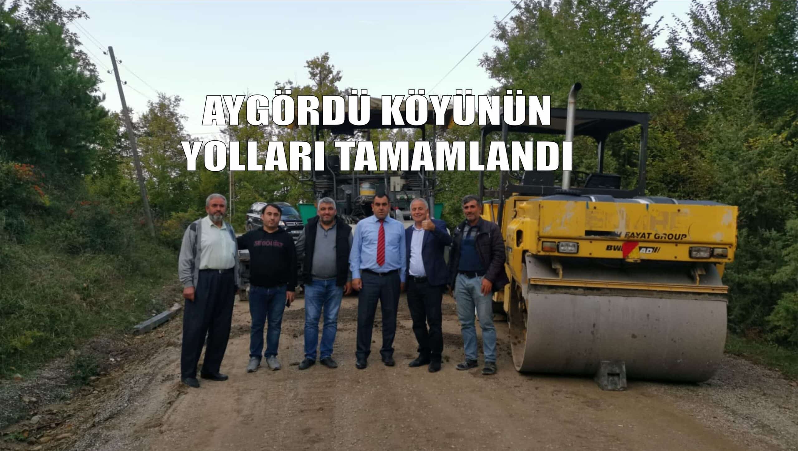 AYGÖRDÜ KÖYÜNÜN YOLLARI TAMAMLANDI