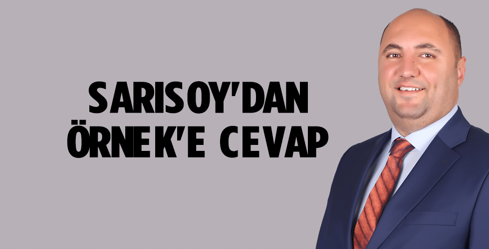 SARISOY’DAN ÖRNEK’E CEVAP