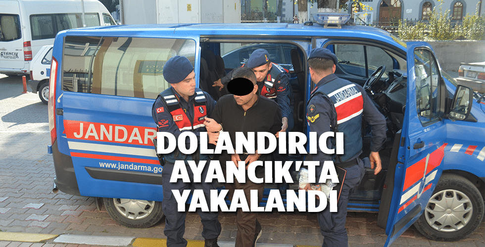 Dolandırıcı Ayancık’ta Yakalandı