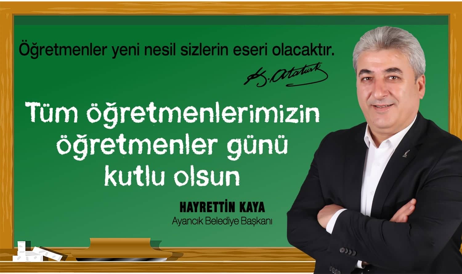 Başkan Kaya “Tüm öğretmenlerimizin öğretmenler günü kutlu olsun”