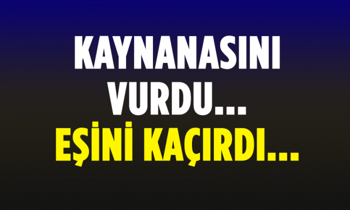Kaynanasını Yaralayarak Eşini Kaçırdı