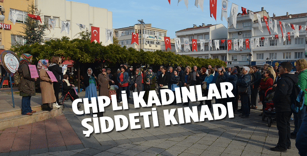 CHPli kadınlar şiddeti kınadı