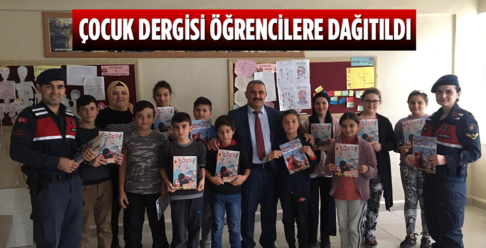 Çocuk Dergisi öğrencilere dağıtıldı