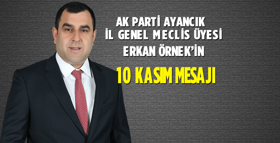 Örnek’ten 10 Kasım Mesajı