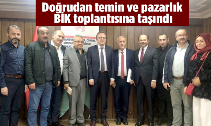 Doğrudan temin ve pazarlık BİK toplantısına taşındı