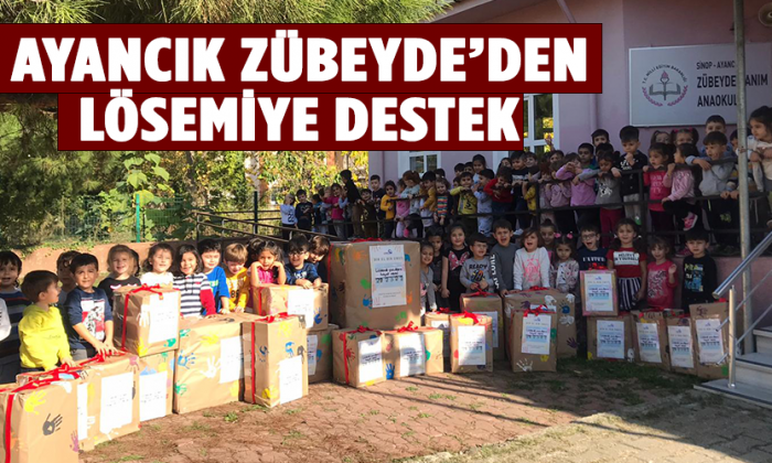Ayancık Zübeyde’den Lösemiye Destek