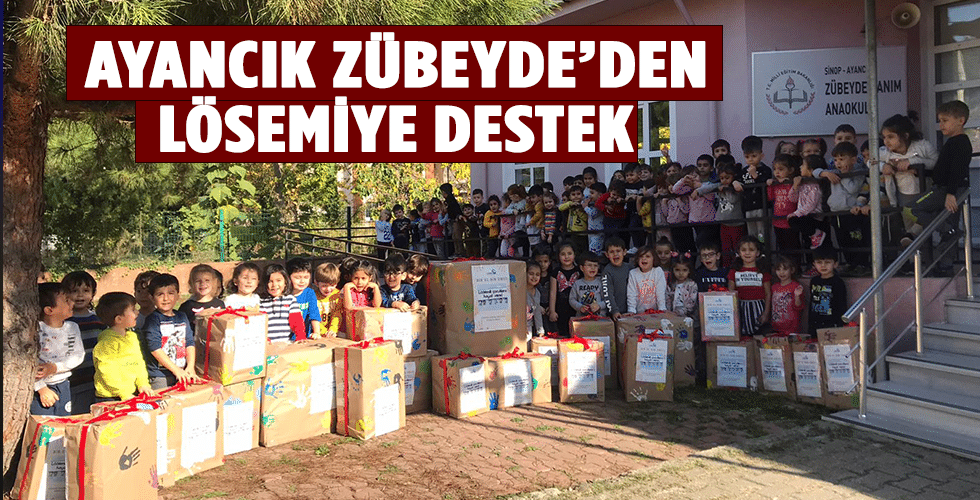 Ayancık Zübeyde’den Lösemiye Destek