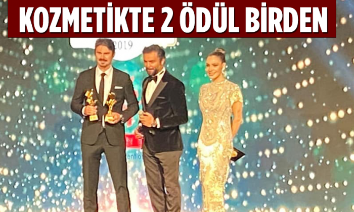 KOZMETİKTE 2 ÖDÜL BİRDEN