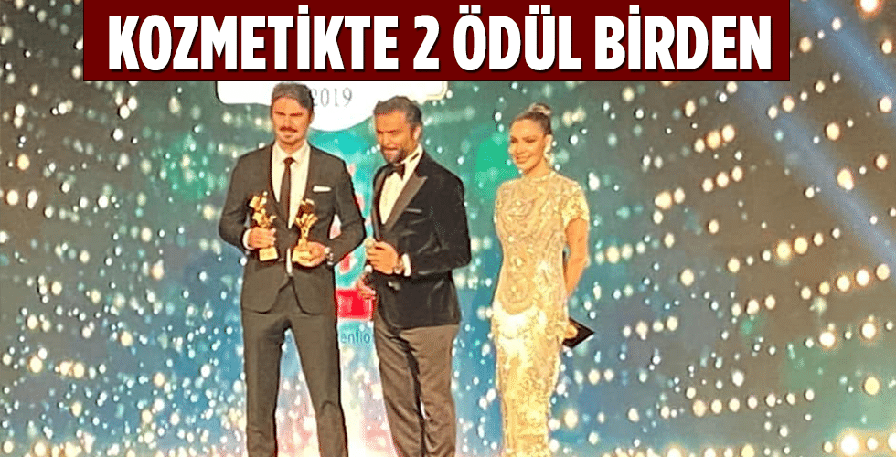 KOZMETİKTE 2 ÖDÜL BİRDEN