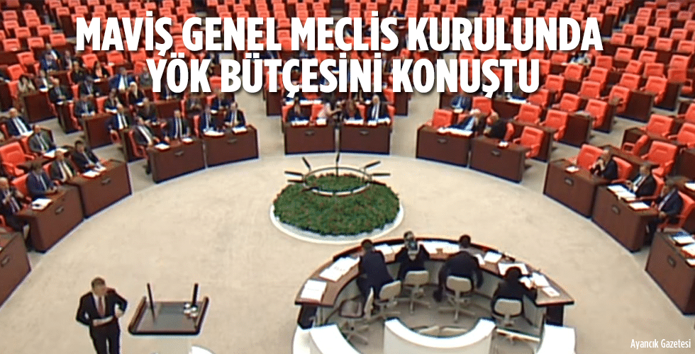 MAVİŞ MECLİS GENEL KURULUNDA YÖK BÜTÇESİNİ KONUŞTU