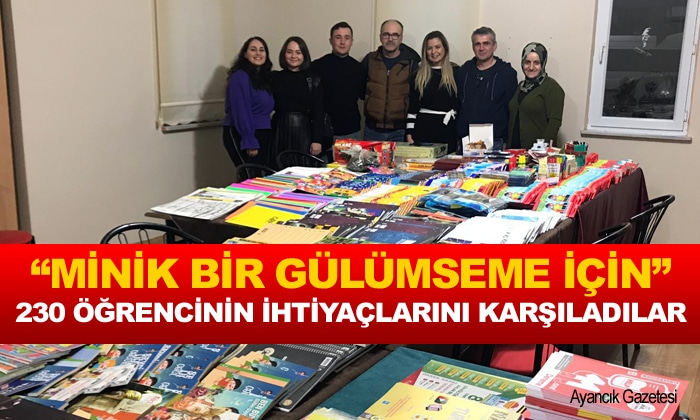 “Minik Bir Gülümseme İçin” 11 Okula Yardım