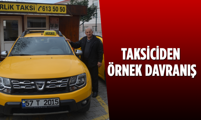 Taksiciden Örnek Davranış