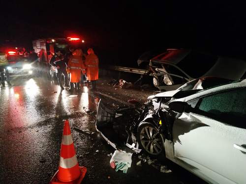 Sinop-Boyabat yolunda feci kaza: 4 ölü 6 yaralı