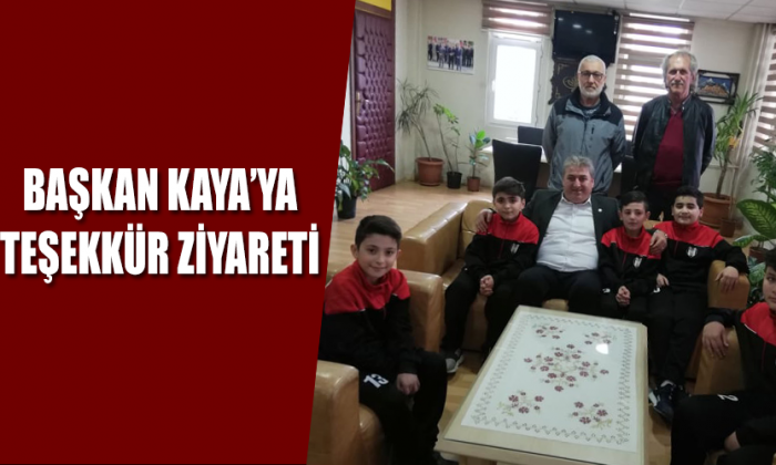 AYANCIK SPOR U-12 DEN TEŞEKKÜR ZİYARETİ