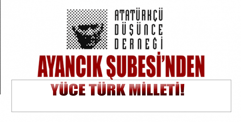 YÜCE TÜRK MİLLETİ!