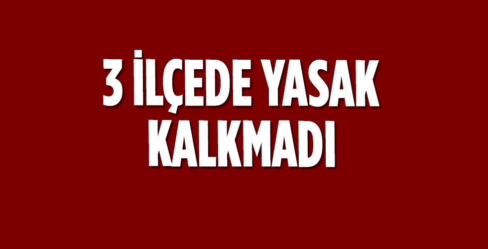 Sinop’ta ilçeler arası yasak 3 ilçe hariç kalktı