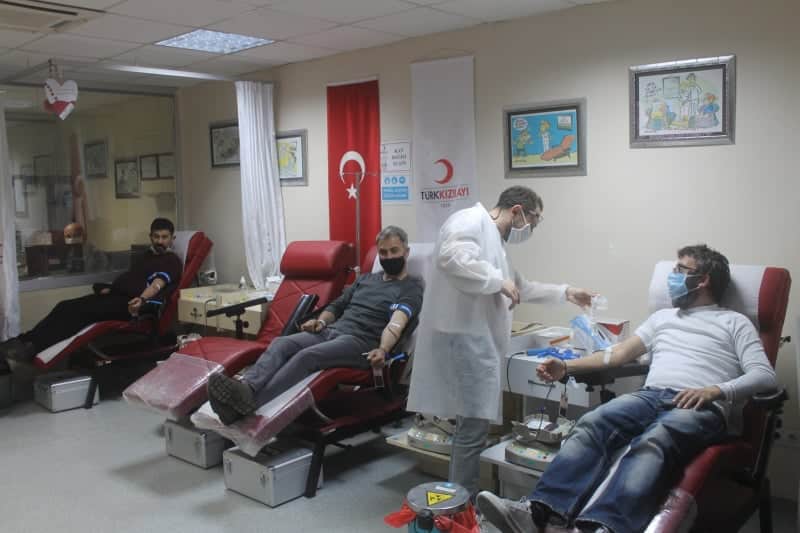 Sinop Motosiklet Kulübünden Kan Bağışı
