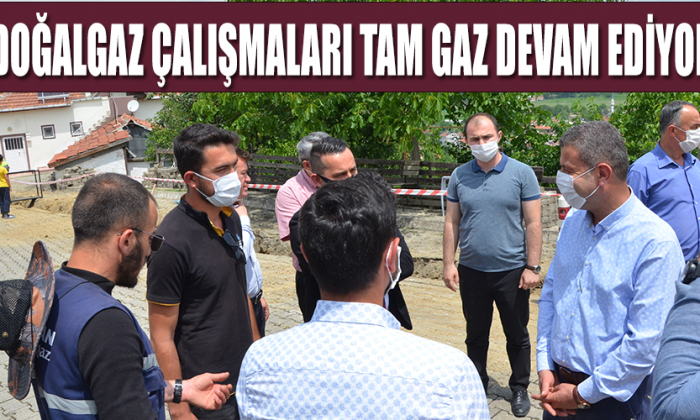 Doğalgaz Çalışmaları Tam Gaz Devam Ediyor