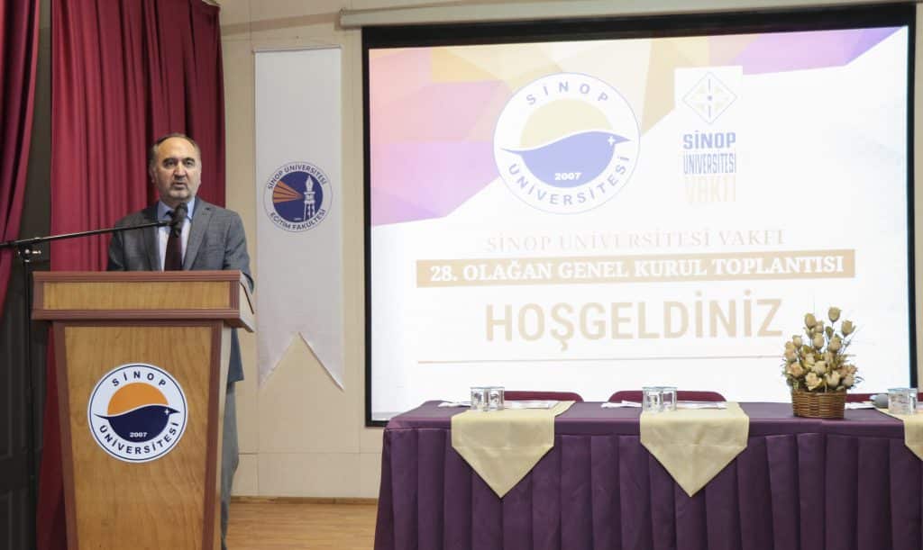 Sinop Üniversitesi Vakfı 28. Olağan Genel Kurul Toplantısı Yapıldı