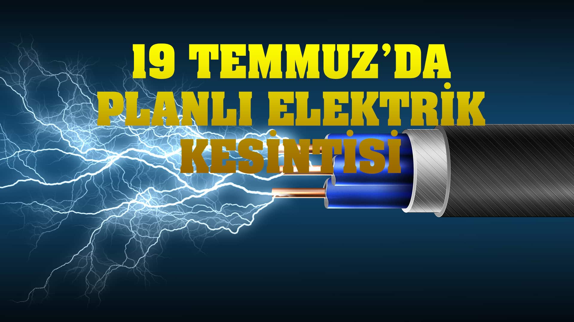 Ayancık’ta 19 Temmuz’da planlı elektrik kesintisi