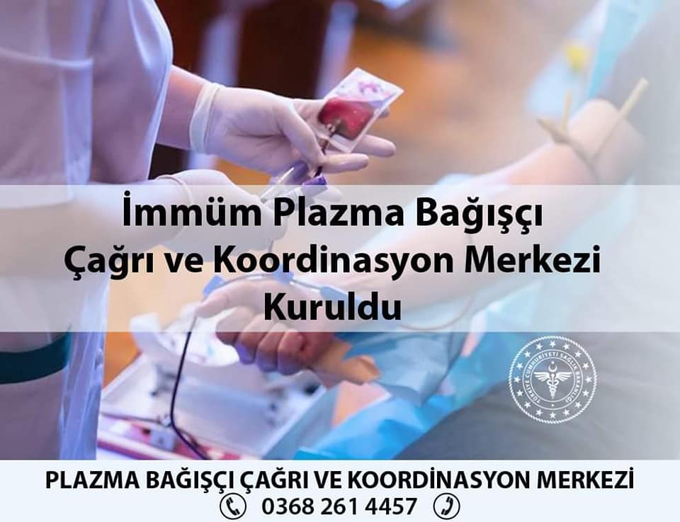 Sinop’ta Plazma Bağışçı Çağrı ve Koordinasyon Merkezi Kuruldu