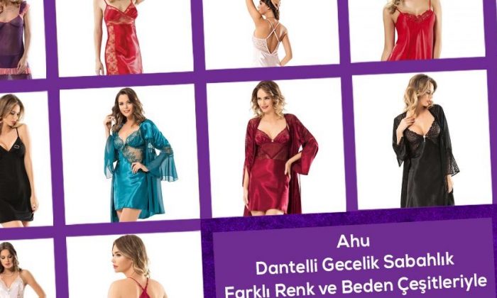 Tarz Dantelli Gecelik Modelleri