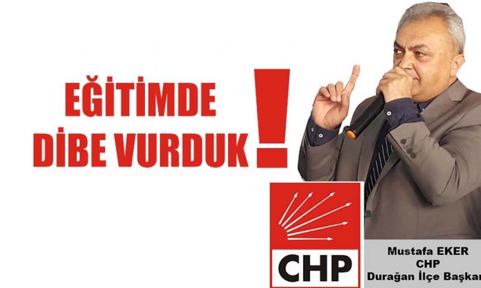 EĞİTİMDE DİBE VURDUK!
