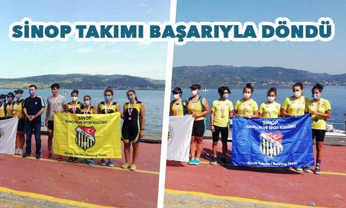 Sinoplu Sporcular Başarıyla Döndü