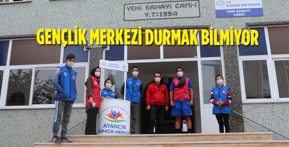 GENÇLİK MERKEZİ DURMAK BİLMİYOR