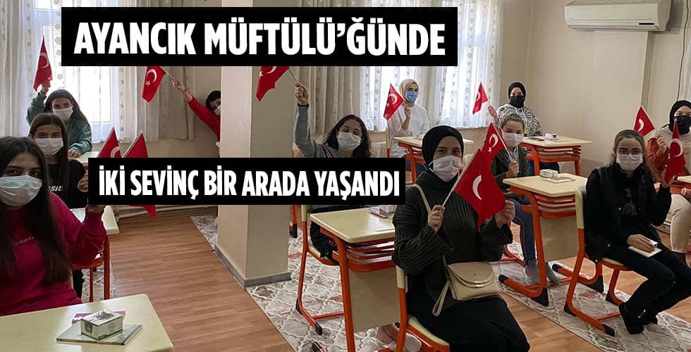 İki sevinç bir arada yaşandı