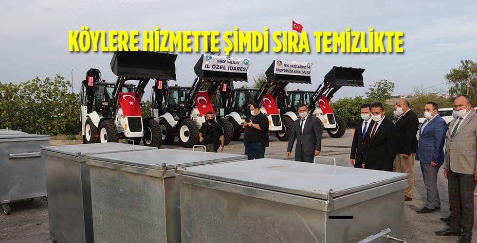 KÖYLERE HİZMETTE ŞİMDİ SIRA TEMİZLİKTE