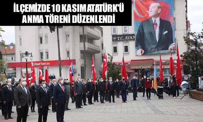 Ayancık’ta 10 Kasım Atatürk’ü Anma Töreni Düzenlendi