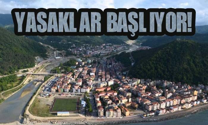 YASAKLAR BAŞLADI!