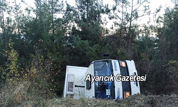 Ayancık Girişinde Kaza