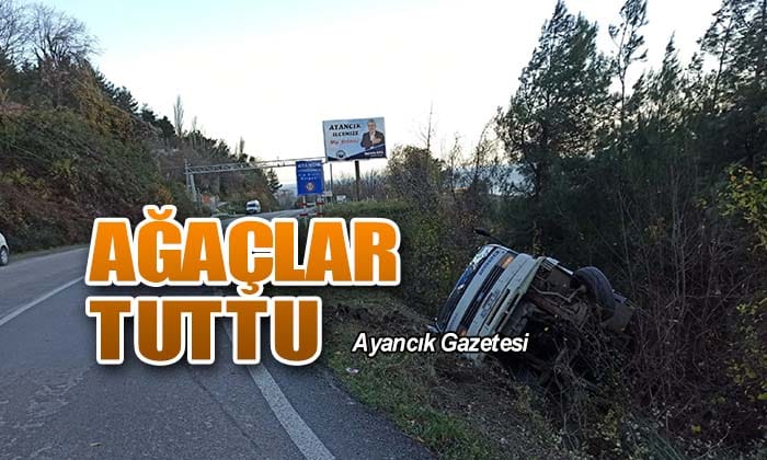 Ayancık Girişinde Kaza