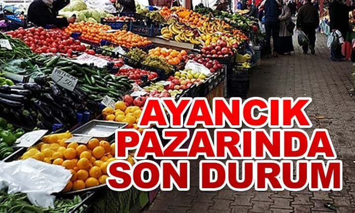 Ayancık Pazar Yerinde Son Durum