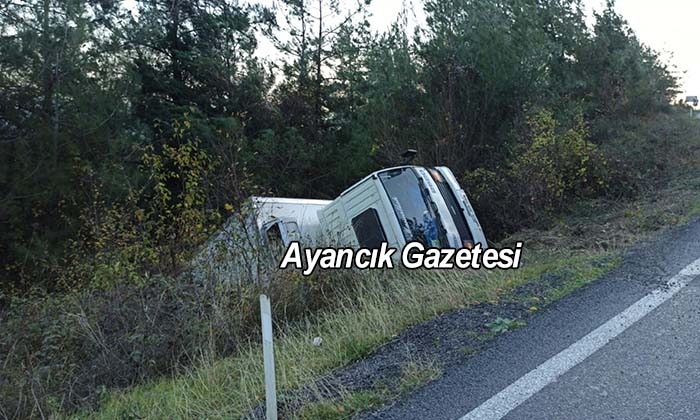 Ayancık Girişinde Kaza