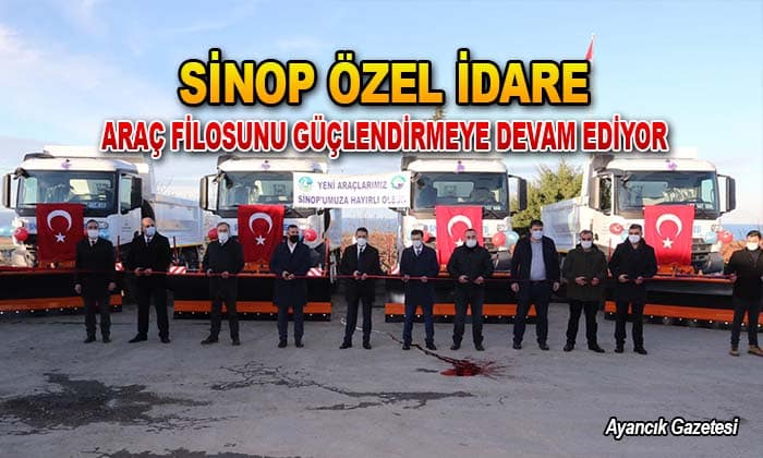 Sinop İl Özel İdaresi, Araç Filosunu Güçlendirmeye Devam Ediyor