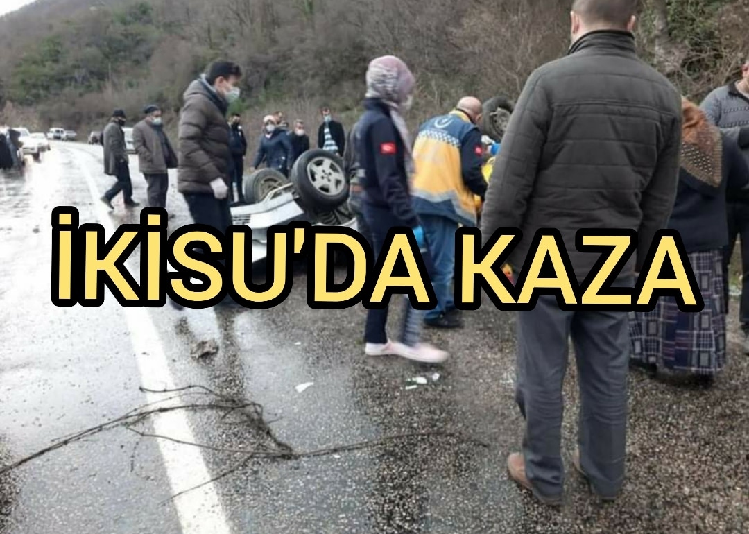 Ayancık İkisu’da Trafik Kazası