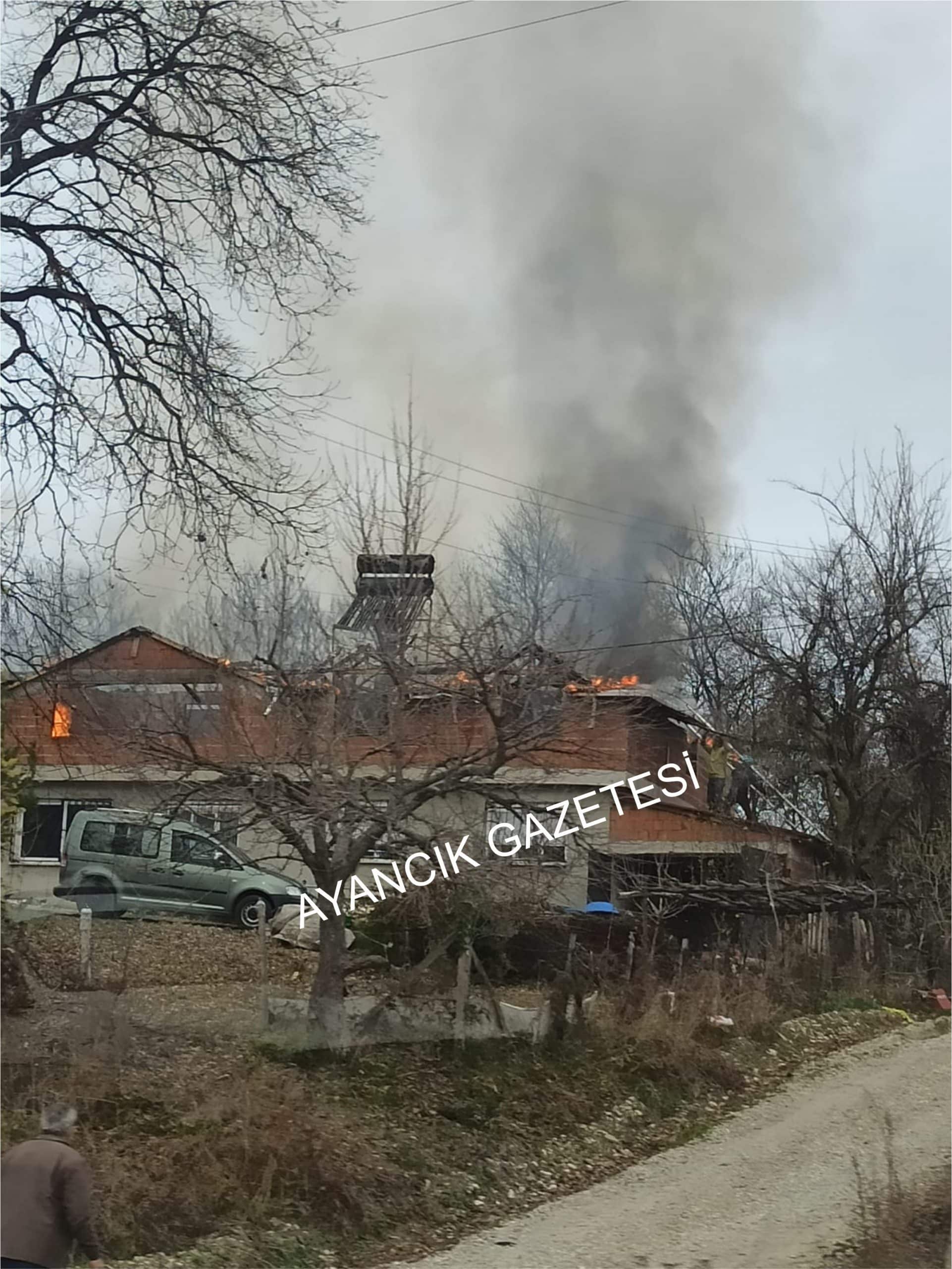 Karacaköy'de Yangın Çıktı