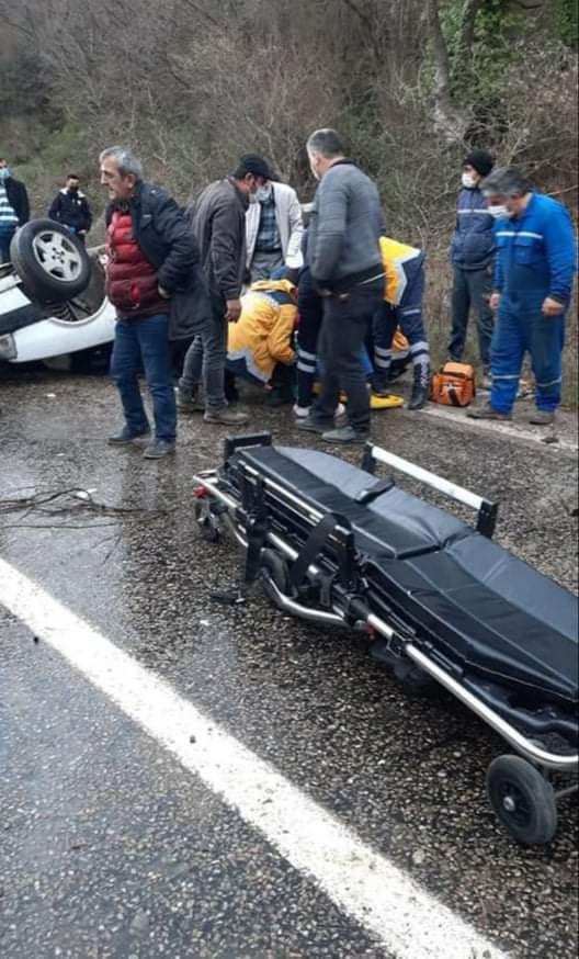 Ayancık İkisu'da Trafik Kazası