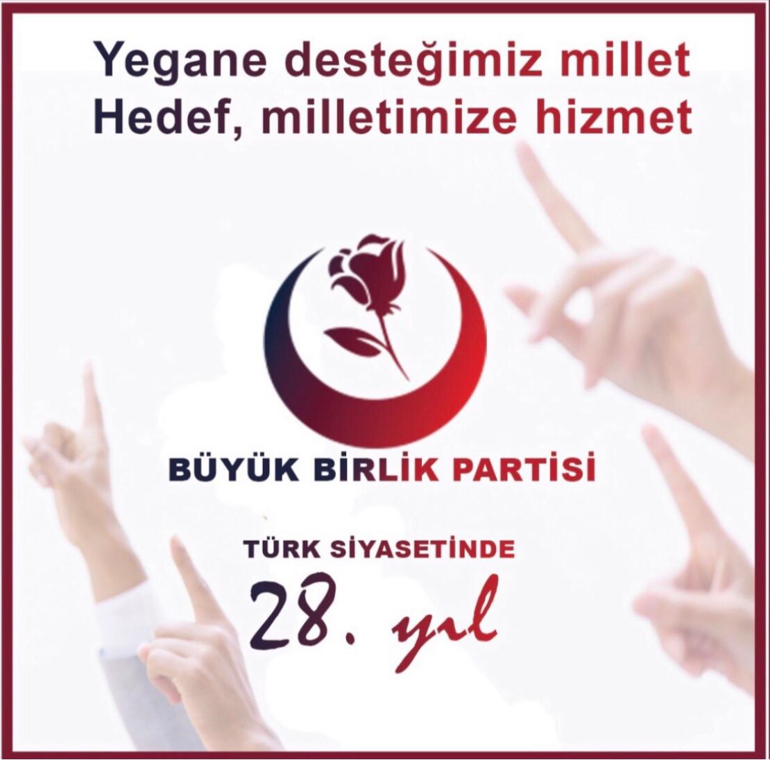 Muhsin Yazıcıoğlu'nun 'Emaneti' Büyük Birlik Partisi 28 yaşında