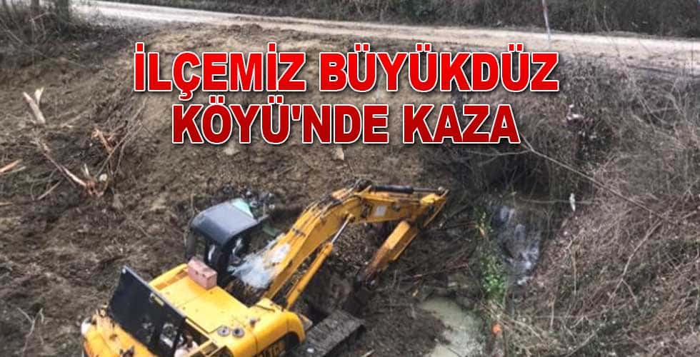 İlçemiz Büyükdüz Köyü’nde Kaza