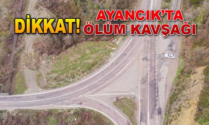 İlçemizdeki ölüm kavşağına jandarmadan bilgilendirme