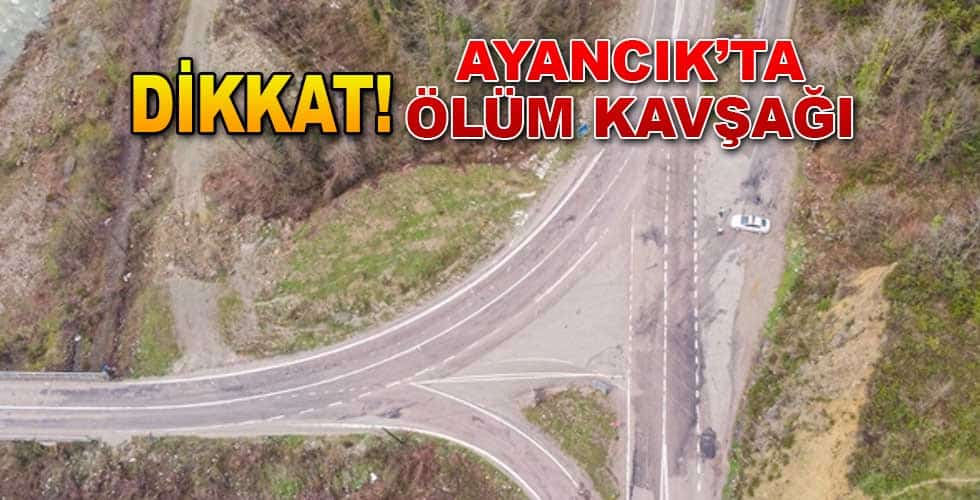 İlçemizdeki ölüm kavşağına jandarmadan bilgilendirme